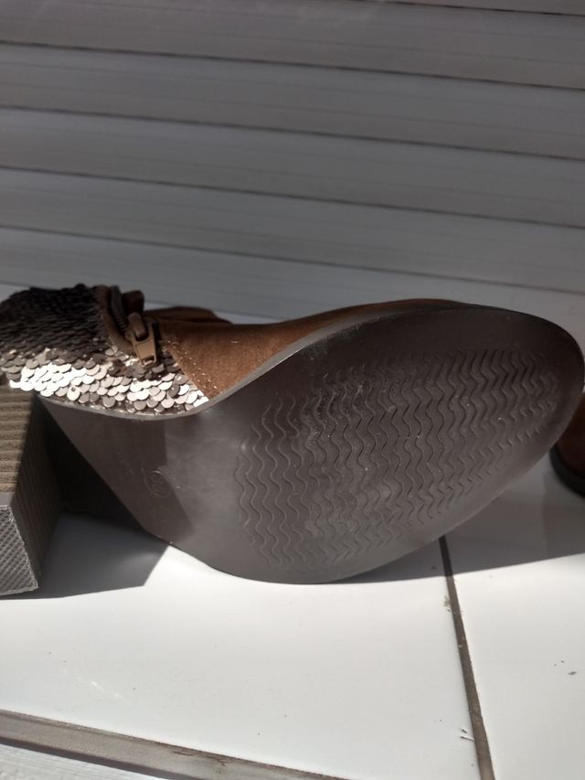 Botines ante marrón