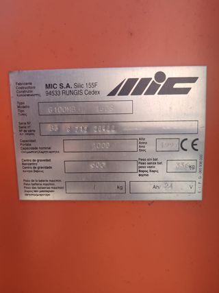 Apilador Mic G100 MB