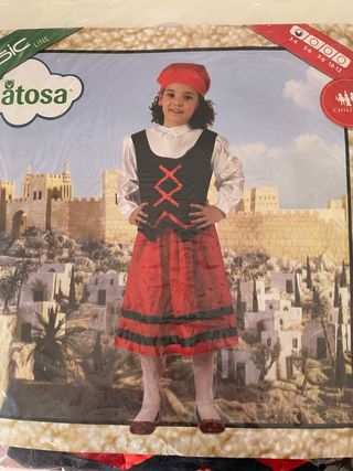 Disfraz Hindu niña, talla 10-12 de segunda mano por 16 EUR en Murcia en  WALLAPOP