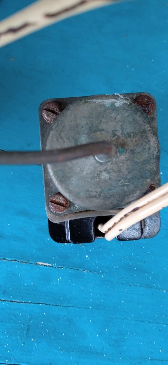 Antiguo interruptor regulador de baquelita años 30