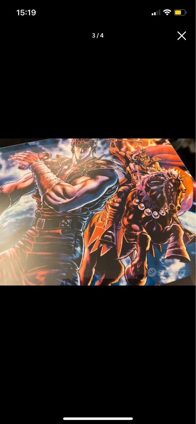 Poster con cornice quadro Kenshiro manga