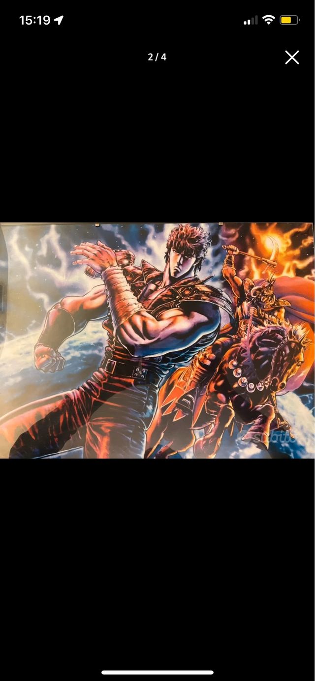Poster con cornice quadro Kenshiro manga