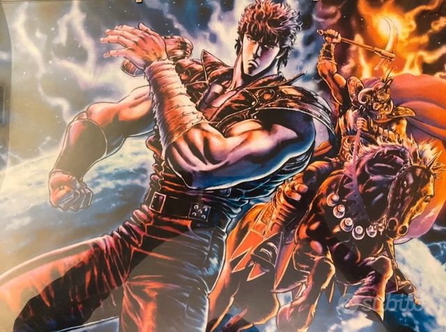 Poster con cornice quadro Kenshiro manga
