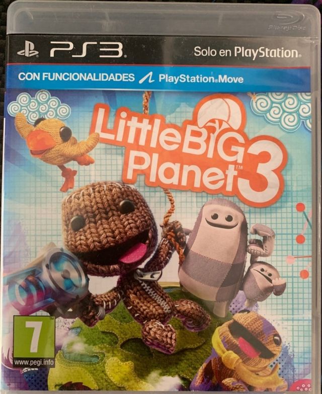 LOS 3 LITTLE BIG PLANET PARA PS3 IMPOLUTOS