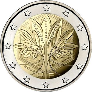 Moneda 2€ FRANCIA 2022 (sin circular)