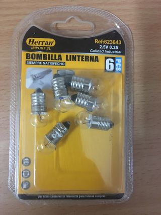Bombillas linterna