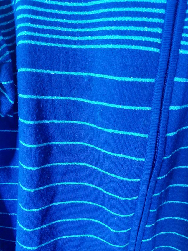 Cardigan in maglia con cappuccio, viola ed argento