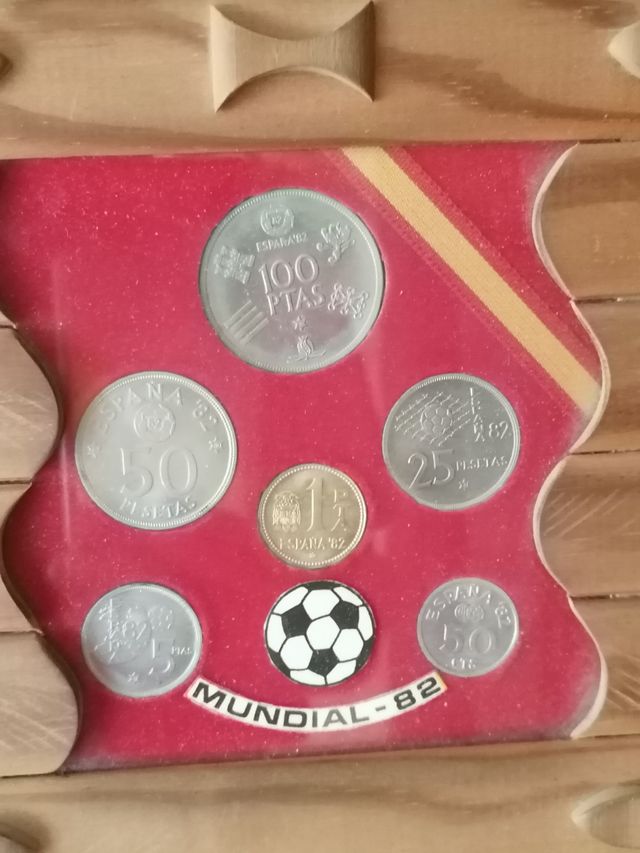 COLECCION MONEDAS PESETA MUNDIAL 82