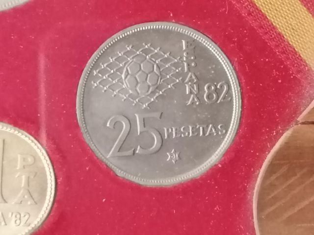 COLECCION MONEDAS PESETA MUNDIAL 82
