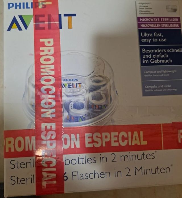 Esterilizador micro y extractor leche como nuevos