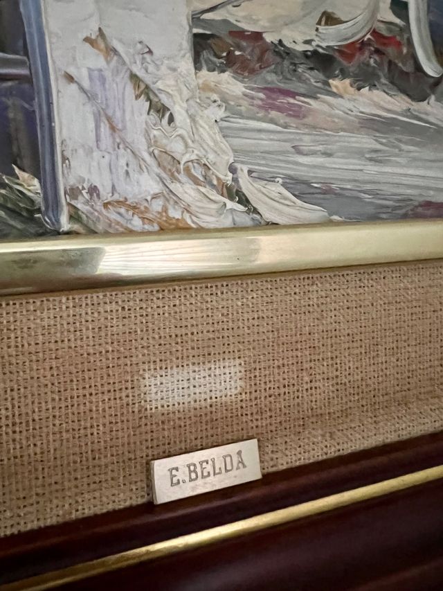 Cuadro Oleo sobre Lienzo E.Belda