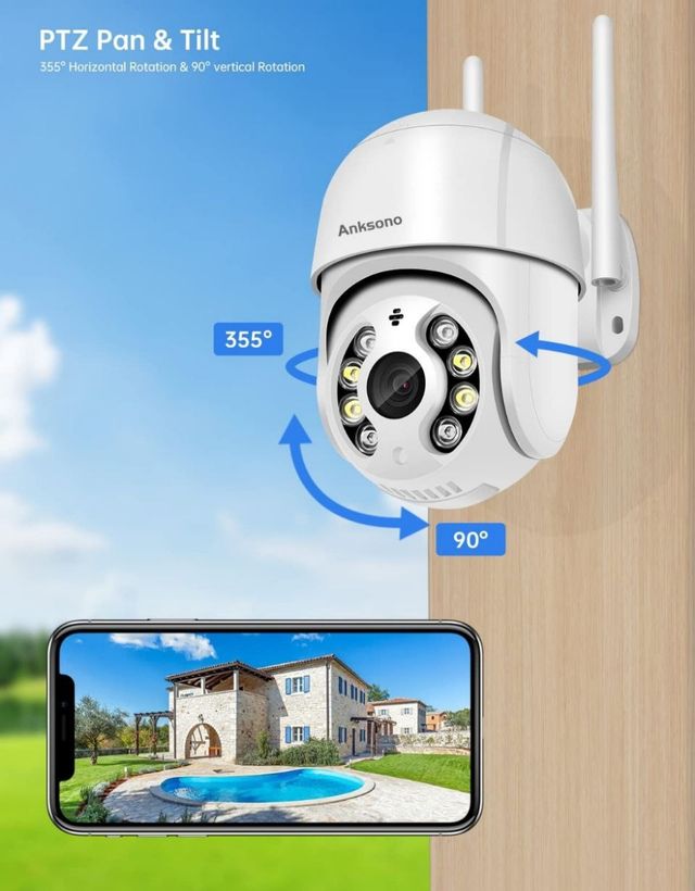 Cámara de visión nocturna 1080P
