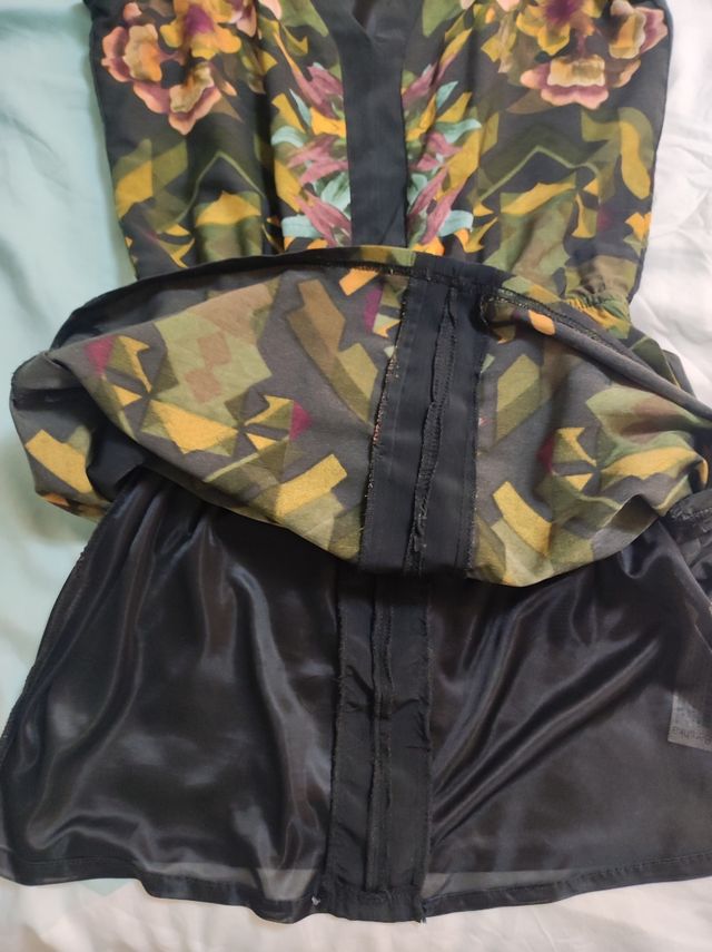 Vestido bershka estampado