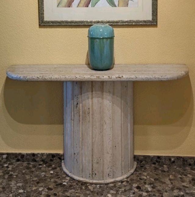 Recibidor de mármol Travertino