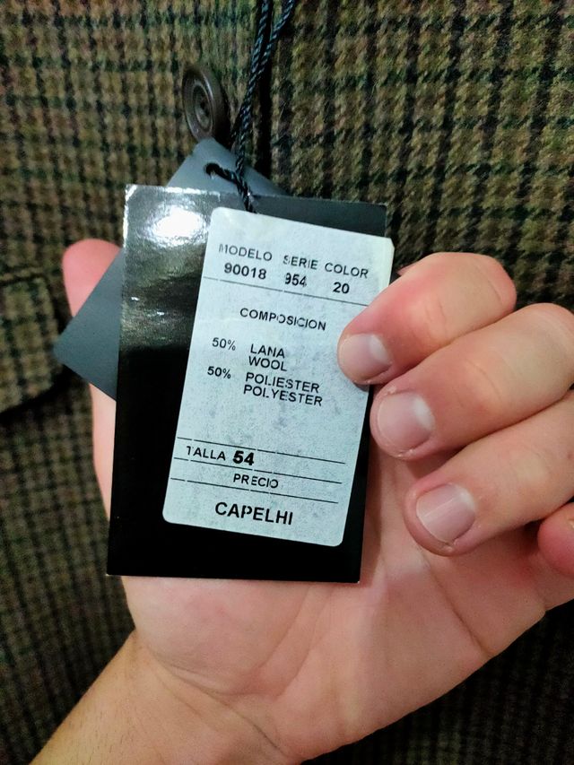 chaquetas talla 52 nuevas a estrenar