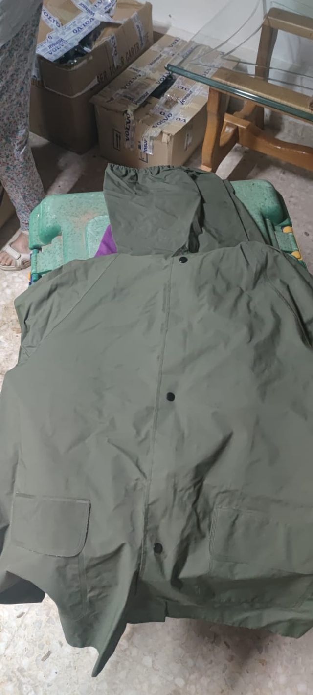 Traje pescador marino impermeable grande nuevo