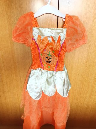 Disfraz Halloween Calabaza Niña