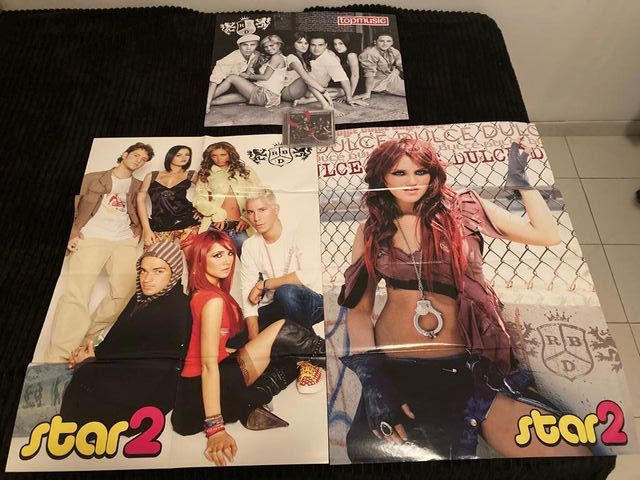 Posters Rebelde y Cd de música