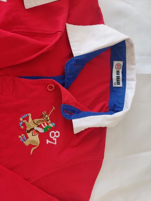 Polos manga larga 4 y 5 años