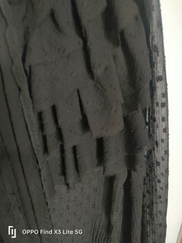 Blusa negra de encaje nueva de Zara S