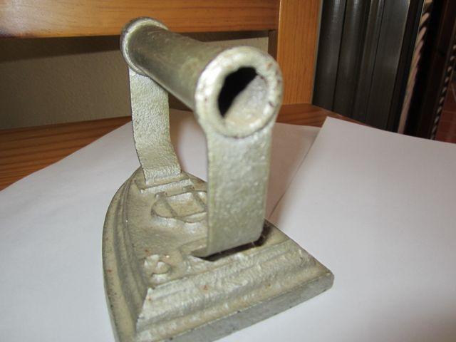 PLANCHA DE ACERO AÑOS 40-50 MACIZA