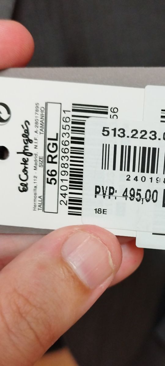 Traje chaque 3 piezas