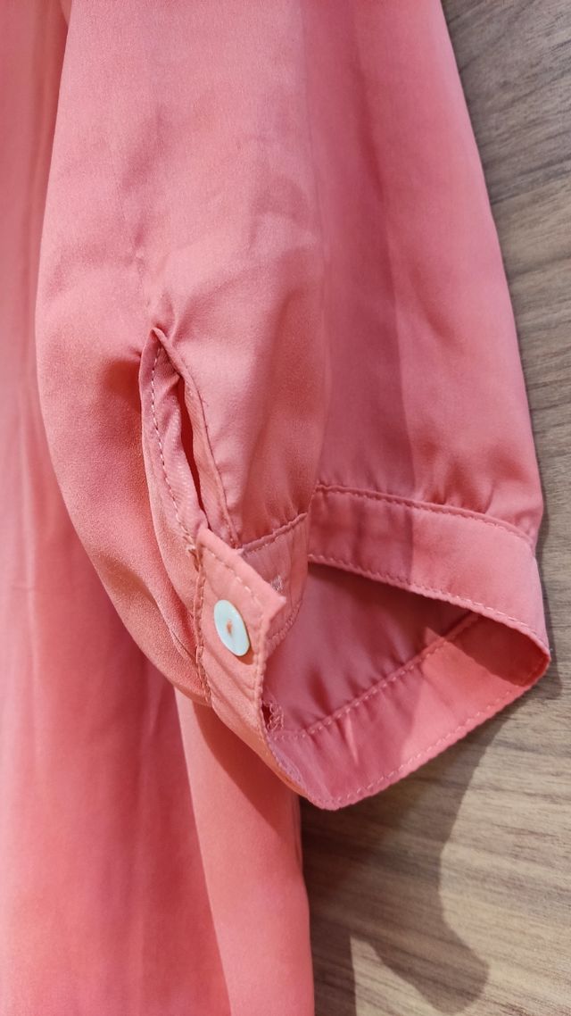 Camisa larga coral