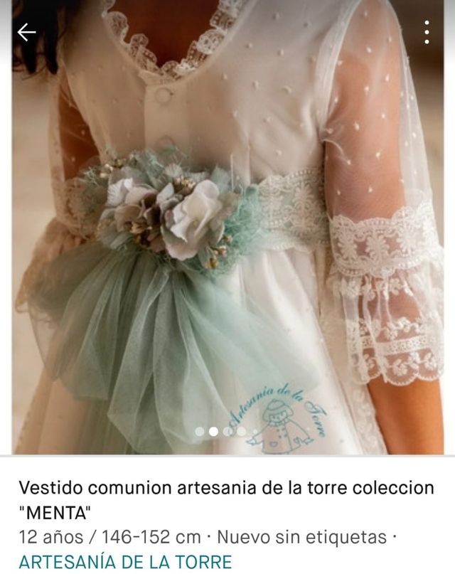 abito da comunione Artesania de la Torre