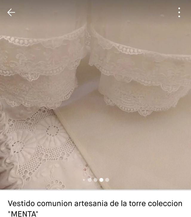abito da comunione Artesania de la Torre