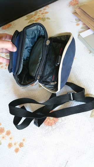 Bolso Azul Cámara Fotos 