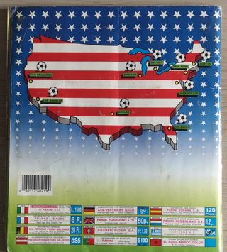 ALBUM DE CROMOS MUNDIAL USA94