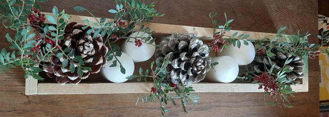 centro de mesa navideño