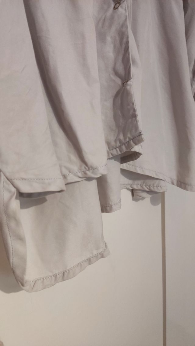 Camisa oversize azul clarito