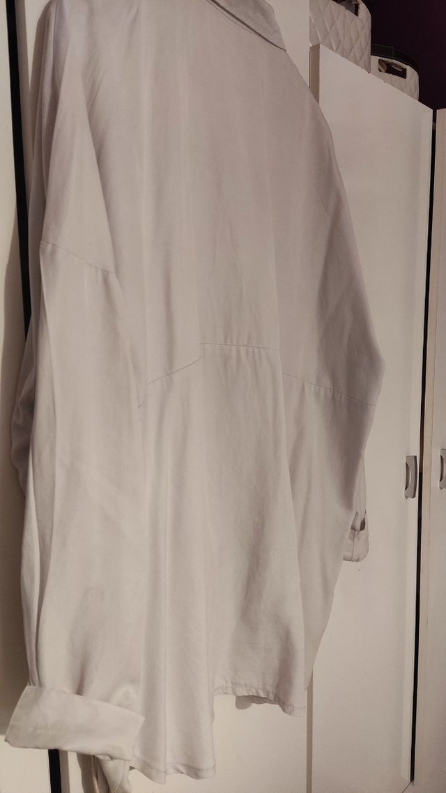 Camisa oversize azul clarito