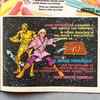 1979 Anuncio Comics Bruguera Star Wars