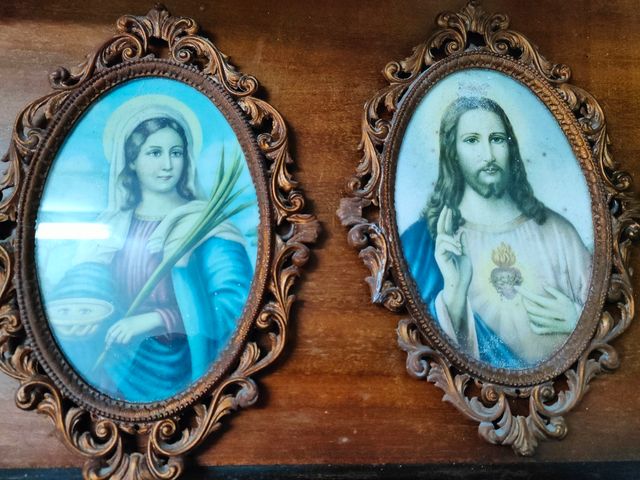 Antichi quadretti con Gesù e S. Lucia