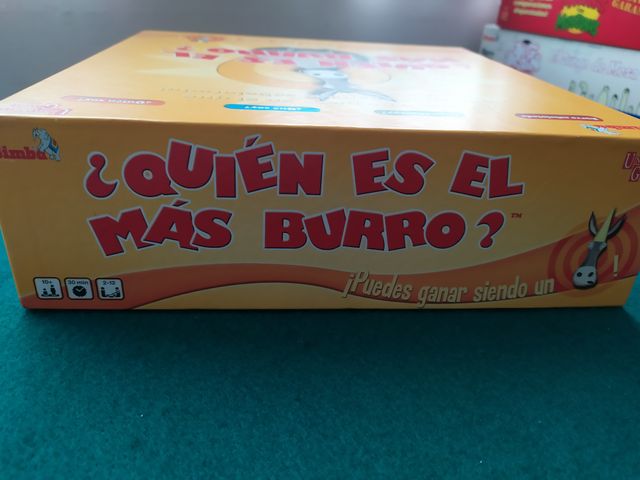 Juego "Quién es el más burro"