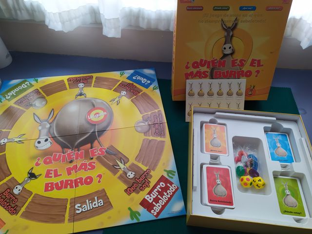 Juego "Quién es el más burro"