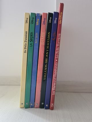 Lote 9 libros Disney vintage