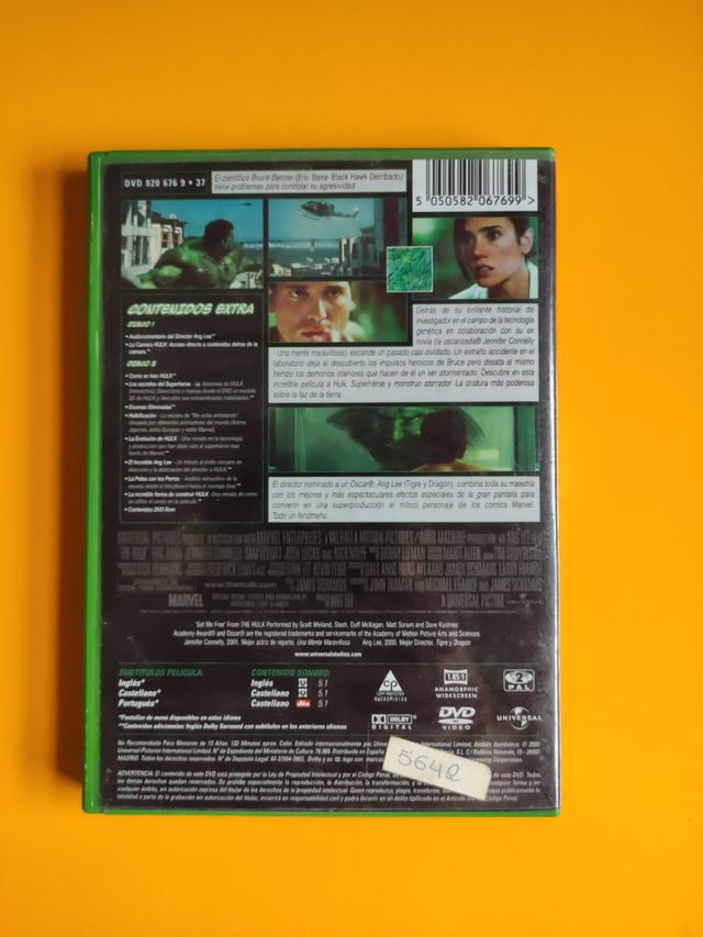 DVD Hulk, edi. especial 