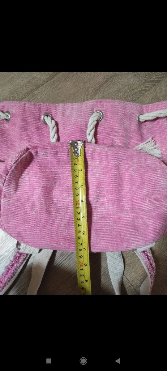 mochila niña con cordón