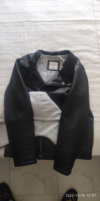 PEDAZO CAZADORA CUERO 