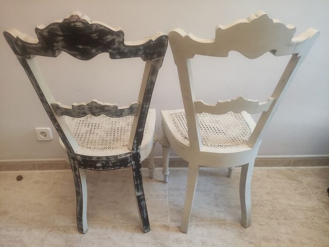 2 sillas antiguas para restaurar