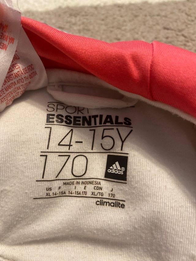 Sudadera Adidas talla 14-15 años 170