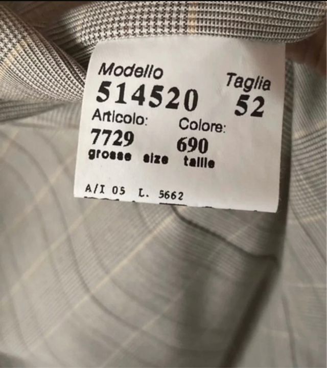 bellissimo Giaccone uomo nuovo