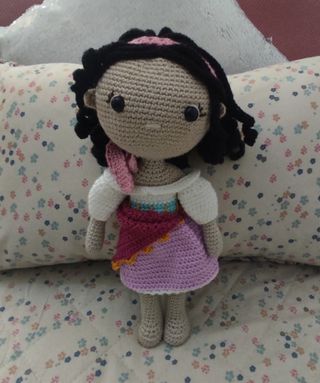 Esmeralda del Jorobado de Notre Dame amigurumi