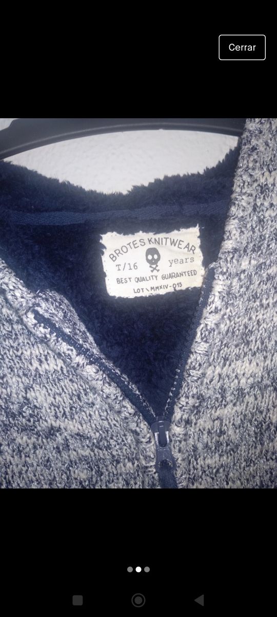 chaqueta gruesa Brotes talla 16