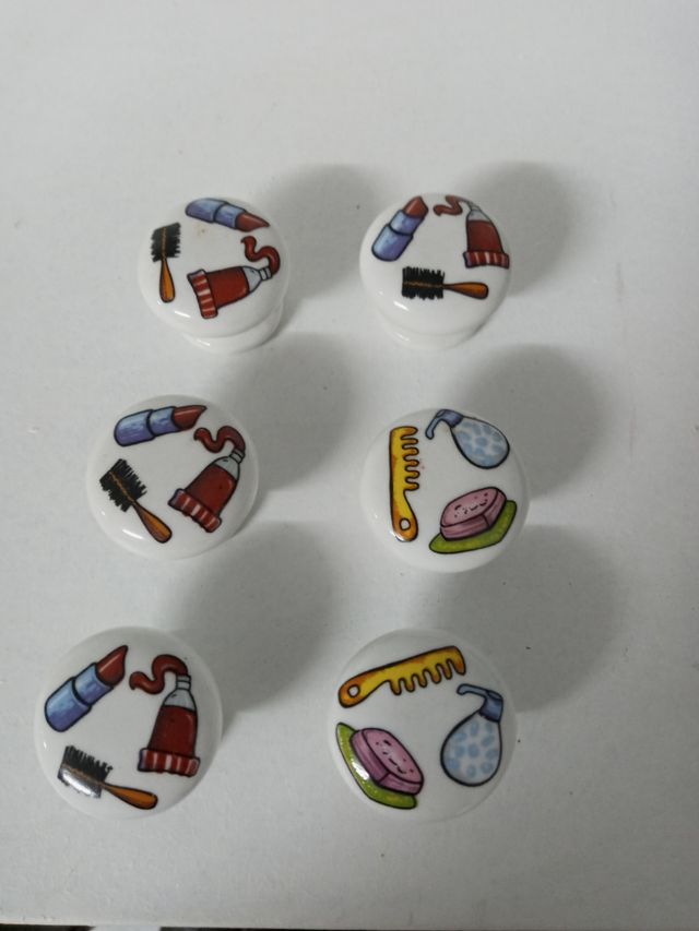 pomos de porcelana