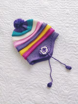 Gorro de lana multicolor 