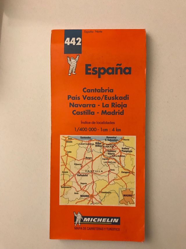 Mapa Michelin España Norte